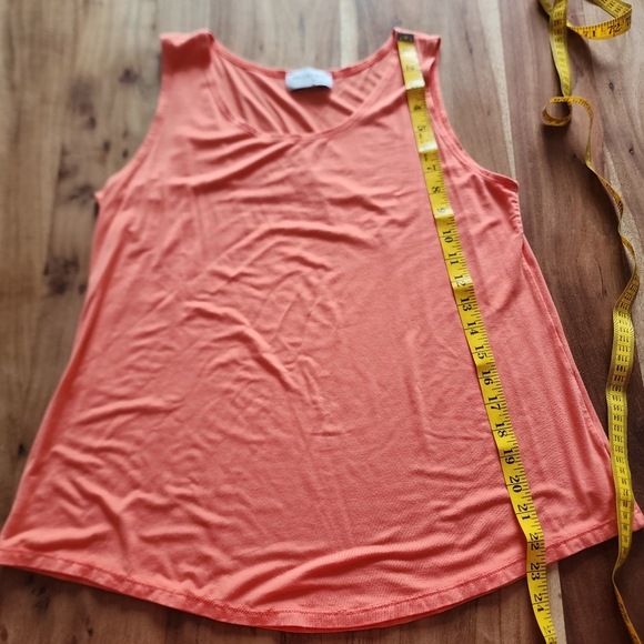 Chantal Côté Design orange sleeveless top/ camisole size S - Picture 8 of 10